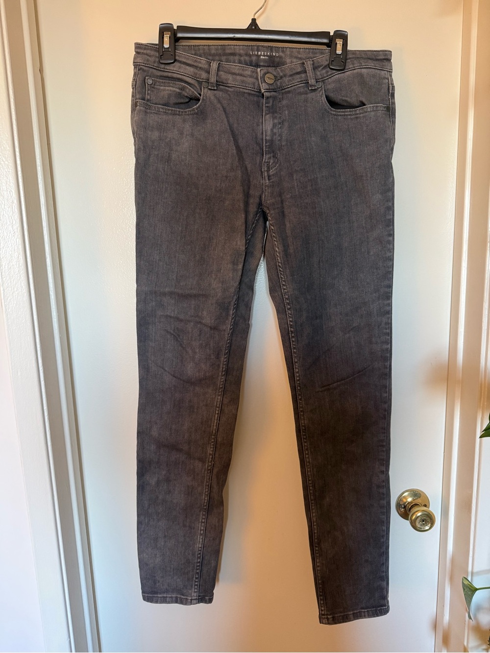 Liebeskind Berlin Gray Skinny Jeans Size 31 Stretch Denim Made in Tunisia